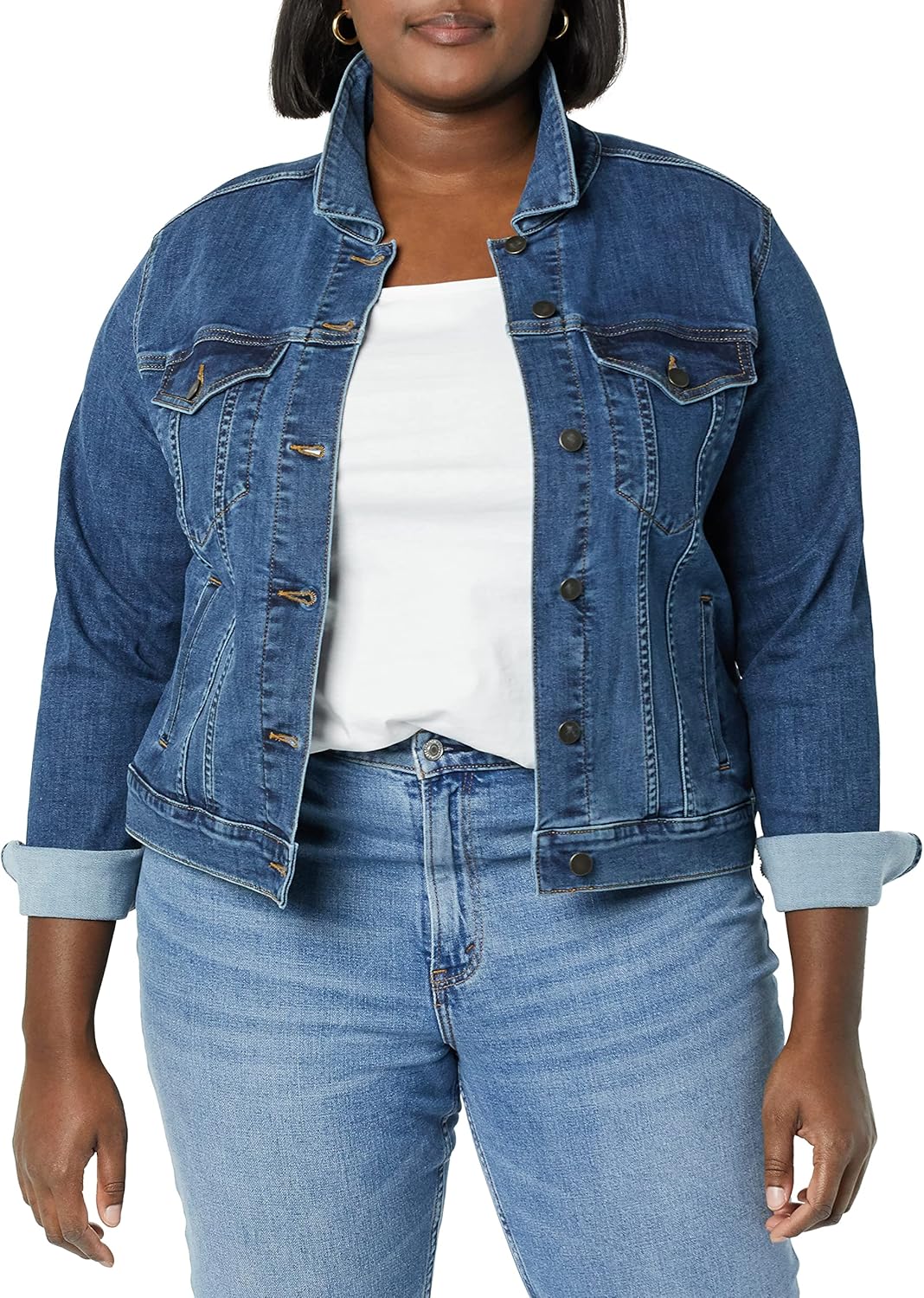 Women's Jean Jacket (Available in Plus Size) - Image 4
