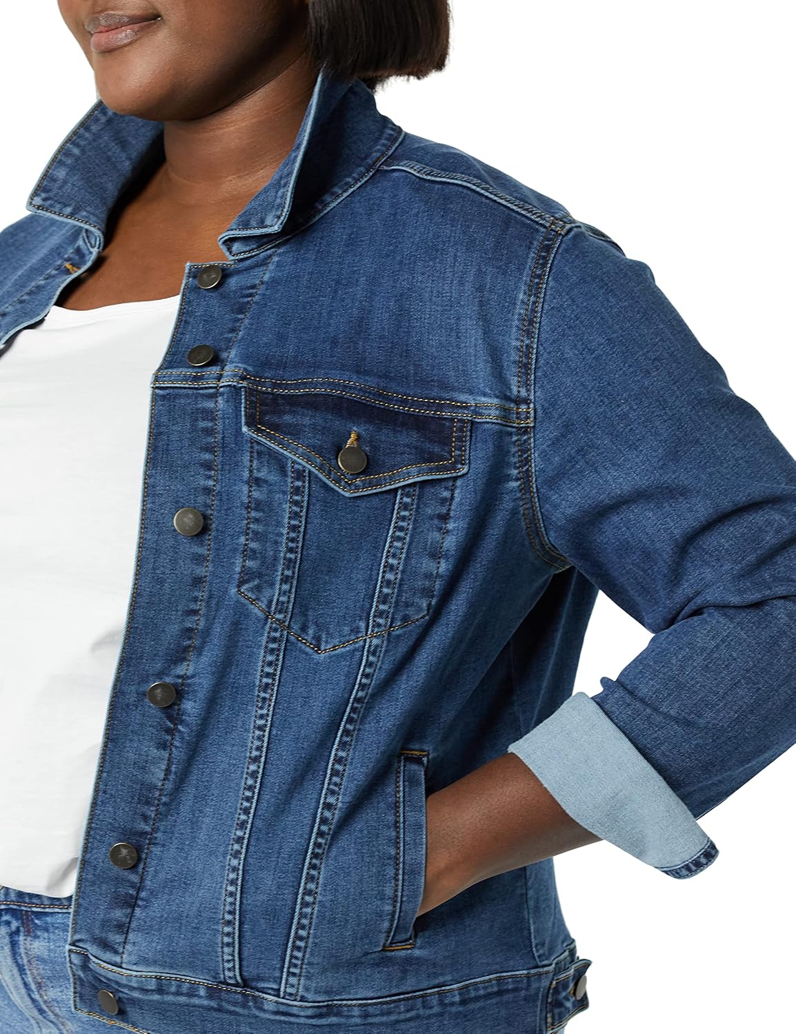 Women's Jean Jacket (Available in Plus Size) - Image 5