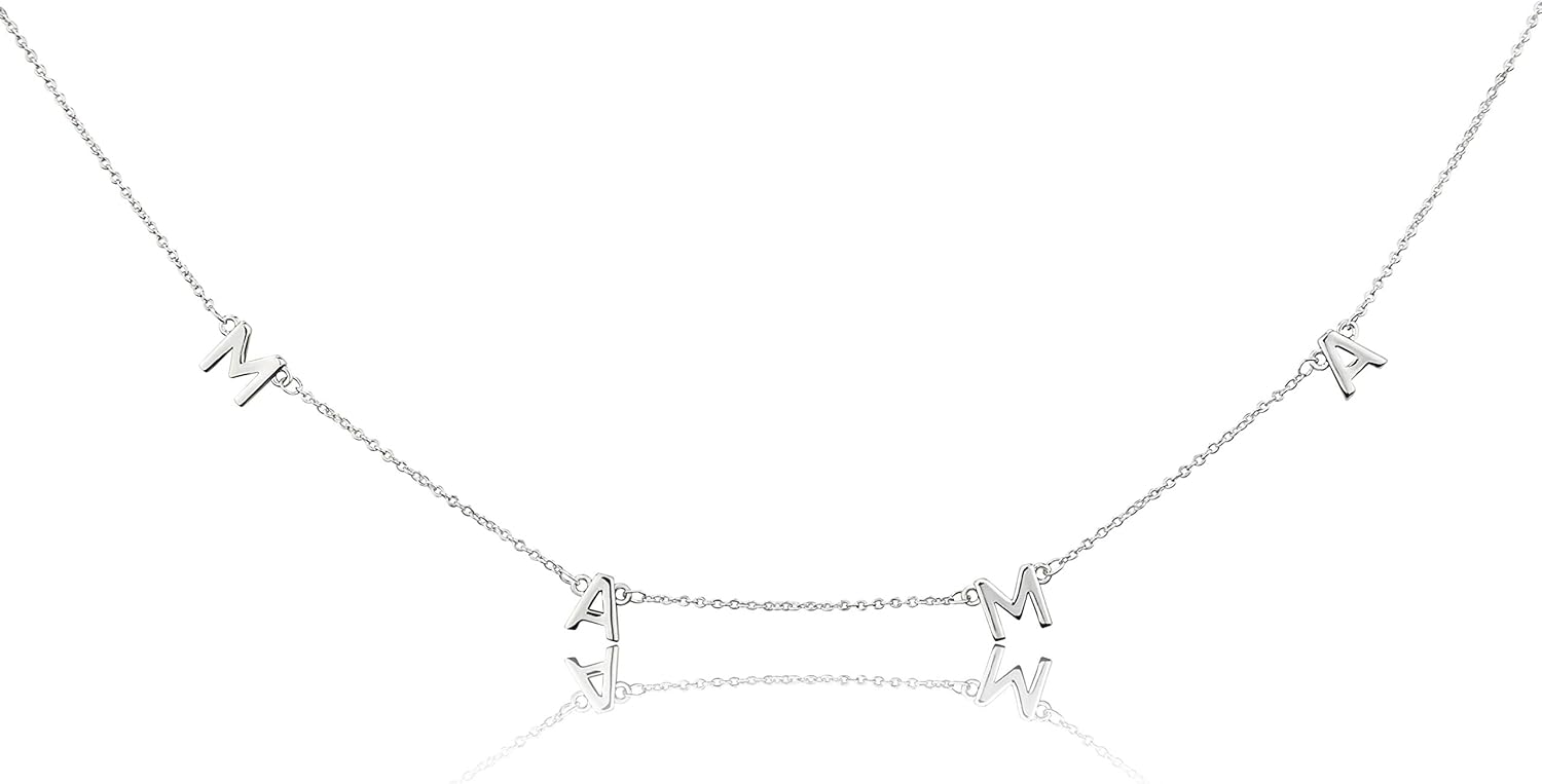 Mama Necklace, Gold Dipped Fashion Jewelry | Gifts for New Mom | Gold Mom Necklace | Birthday Gifts | Travel Accessories for Women, Designed in California